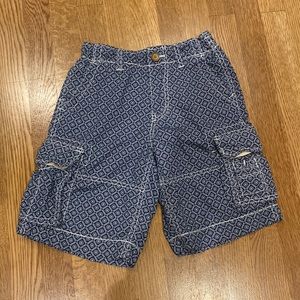 Gapkids blue patterned dress shorts